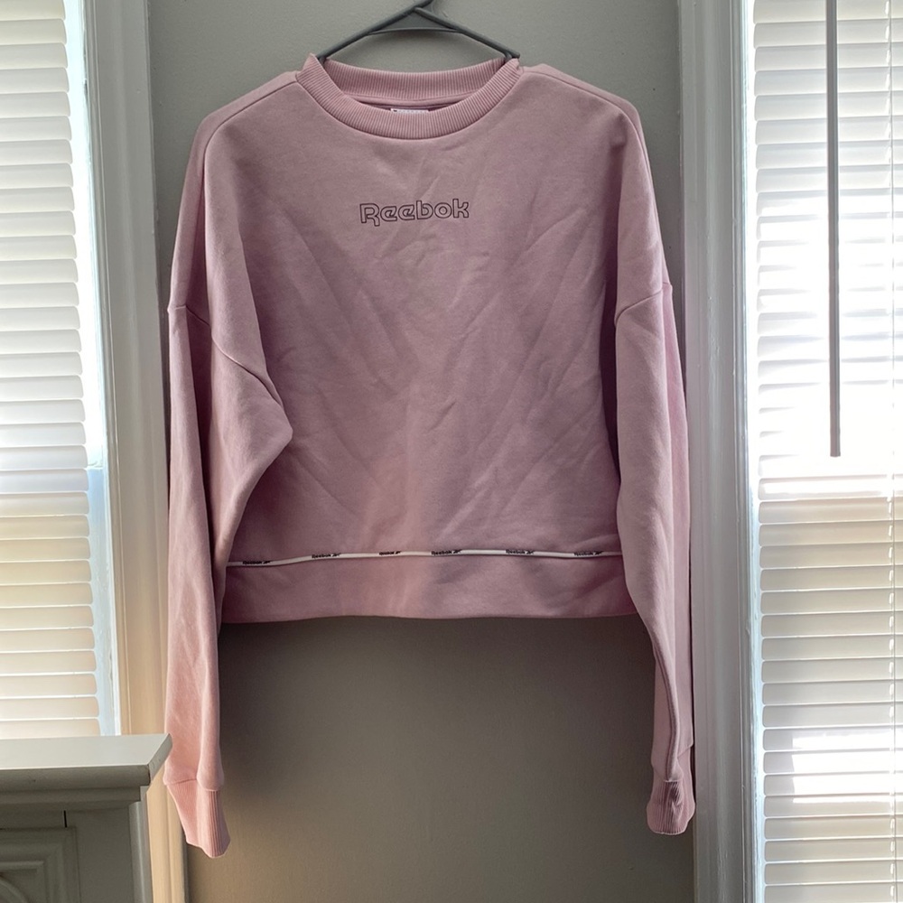 Reebok Women's Cropped Sweatshirt Frost Berry